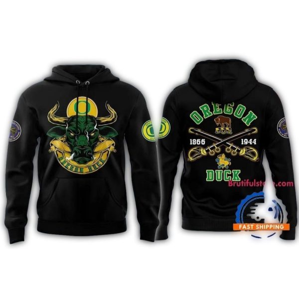 Oregon Ducks 2025 Buffalo Soldiers Day Hoodie Shirt 1