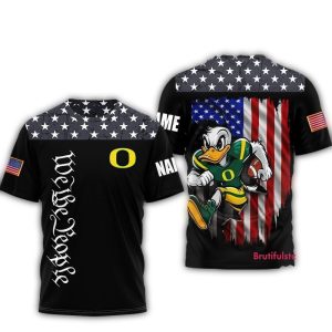 Oregon Ducks 2025 Ncaa We The People All-Over Print T-Shirt