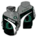 Oregon Ducks Armor Thunder All-Over Print Hoodie
