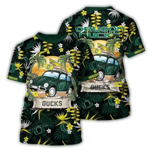 Oregon Ducks Campping Summer Vacation All-Over Print T-Shirt