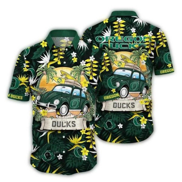Oregon-Ducks-Campping-Summer-Vacation-Hawaiian-Shirt-1 Oregon Ducks Campping Summer Vacation Hawaiian Shirt 1
