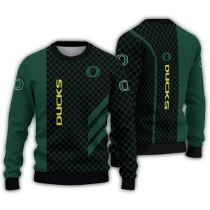Oregon Ducks Circles Mesh Ugly Sweater