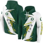 Oregon Ducks Dynamic Slash All-Over Print Hoodie