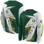 Oregon Ducks Dynamic Slash All-Over Print Sweatshirt