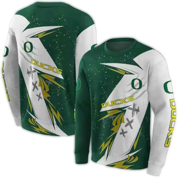 Oregon Ducks Dynamic Slash AOP Sweatshirt 1