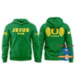 Oregon Ducks Football 2025 Jesus Won All-Over Print Hoodie