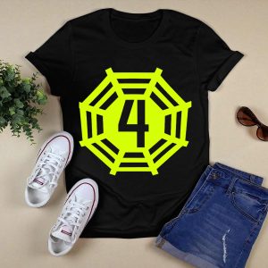 Oregon Ducks Football Number 4 Spence Dharma Initiative T-Shirt