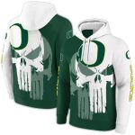 Oregon Ducks Graphic Punisher All-Over Print Hoodie