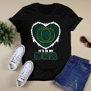 Oregon Ducks Heart It's In My Dna T-Shirt