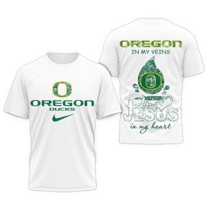 Oregon Ducks In My Heart All-Over Print T-Shirt