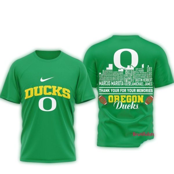 Oregon Ducks Legends of the Game Limited Edition T Shirt 1
