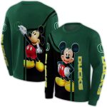 Oregon Ducks Mickey Mouse All-Over Print Sweatshirt
