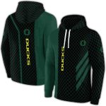 Oregon Ducks Monogram Pattern All-Over Print Hoodie