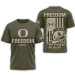 Oregon Ducks Ncaa Freedom Under Armour All-Over Print T-Shirt