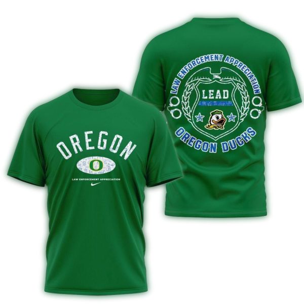 Oregon Ducks NCAA Law Appreciation Month Unisex 3D Shirt 1