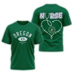 Oregon Ducks Nurse Appreciation Day All-Over Print T-Shirt
