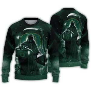 Oregon Ducks Reaper Scythe Ugly Sweater