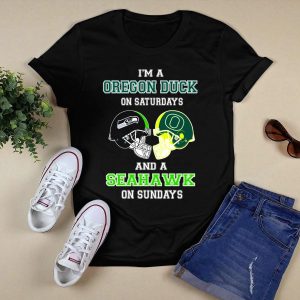 Oregon Ducks Saturdays Seahawks Sundays T-Shirt