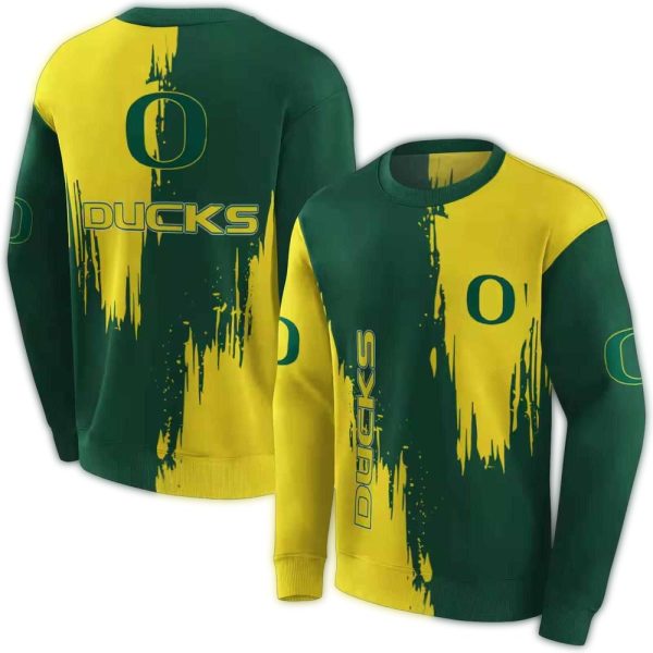 Oregon-Ducks-Splatter-Effect-AOP-Sweatshirt-1 Oregon Ducks Splatter Effect AOP Sweatshirt 1
