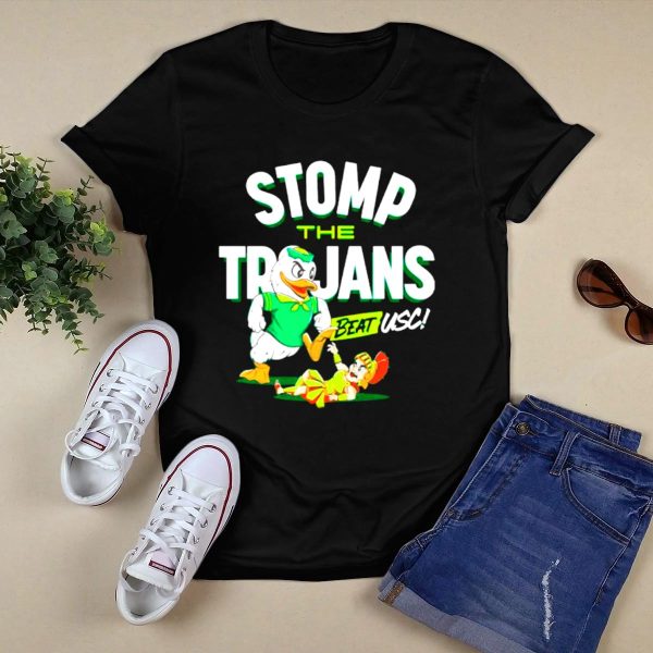 Oregon Ducks Stomp The Trojans Beat USC Victory T Shirt 1