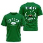 Oregon Ducks Teacher Appreciation Night All-Over Print T-Shirt