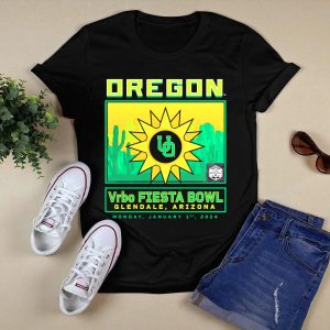 Oregon Ducks Vrbo Fiesta Bowl Glendale Arizona January 1st T-Shirt