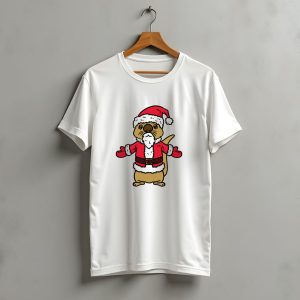 Otter Santa Holiday Christmas Costume T-Shirt