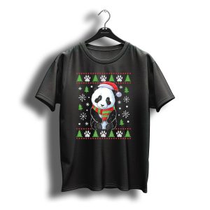 Panda Santa Claus Ugly Christmas Sweater T-Shirt