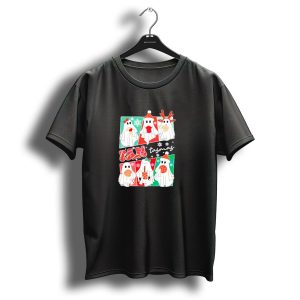 Pantasmas Ghost Christmas Santa Conchas Festive Fun T Shirt