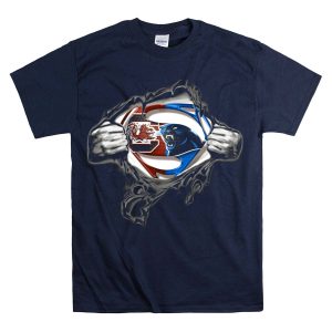 Panthers Gamecocks Superman T-Shirt