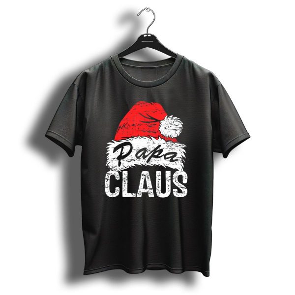 Papa Claus Matching Family Christmas Santa Hat T Shirt 1 t shirt 1