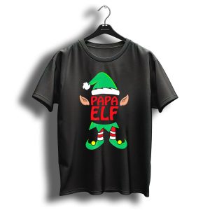 Papa Elf Family Christmas Costume T-Shirt