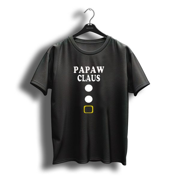Papaw Claus Christmas Santa Belt And Buttons T Shirt t shirt 1
