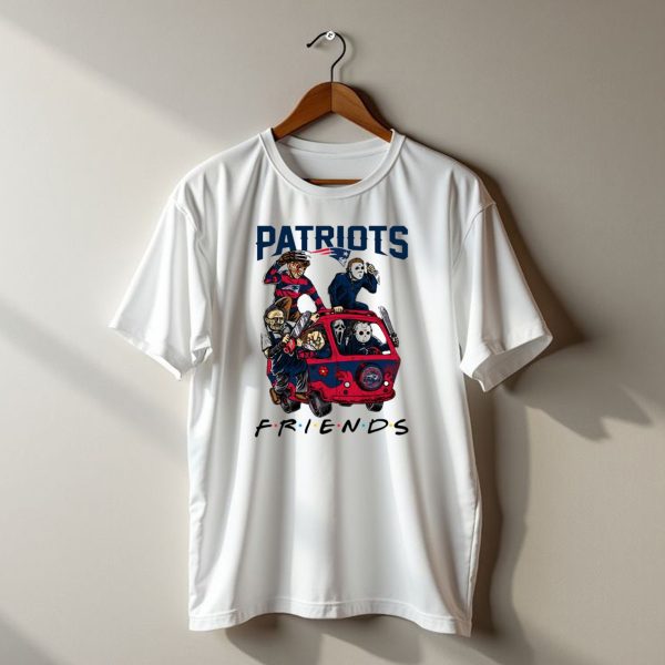 Patriots Friends Halloween Horror Icons In New England Team Van T Shirt t shirt 1