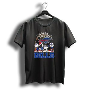 Peanuts Characters Buffalo Bills Nfl Christmas Its The Most Wonderful Time Of The Year T Shirt