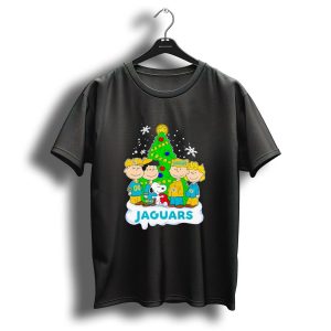 Peanuts Characters Jacksonville Jaguars Christmas Tree Jaguars T Shirt