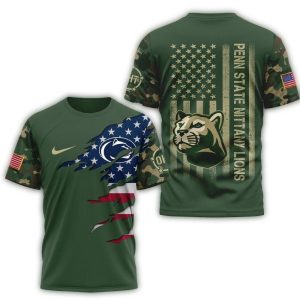 Penn State Nittany Lions 2025 Ncaa Veteran All-Over Print T-Shirt