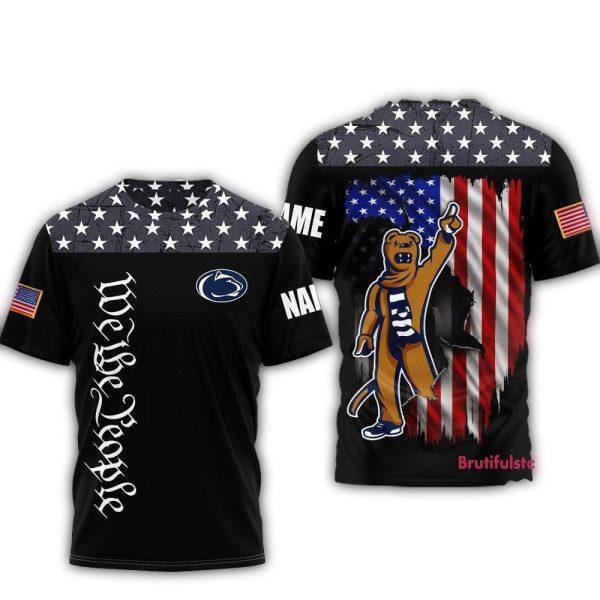 Penn State Nittany Lions 2025 NCAA We The People Limited Edition 3D Shirt 1