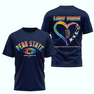 Penn State Nittany Lions 2025 Ncaa National Coming Out Day Pride All-Over Print T-Shirt