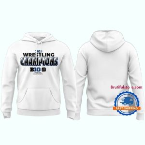 Penn State Nittany Lions 2025 Wrestling Big Ten Champions All-over Print Hoodie