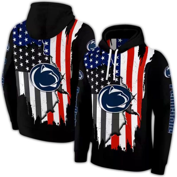Penn State Nittany Lions American Pride AOP Hoodie 1