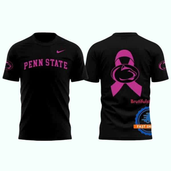 Penn-State-Nittany-Lions-Breast-Cancer-Awareness-2025-Black-T-Shirt-1 Penn State Nittany Lions Breast Cancer Awareness 2025 Black T Shirt 1