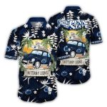 Penn State Nittany Lions Camping Floral Summer Vacation Hawaiian Shirt