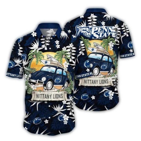 Penn-State-Nittany-Lions-Camping-Floral-Summer-Vacation-Hawaiian-Shirt-1 Penn State Nittany Lions Camping Floral Summer Vacation Hawaiian Shirt 1
