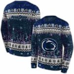 Penn State Nittany Lions Christmas Trees All-Over Print Sweatshirt