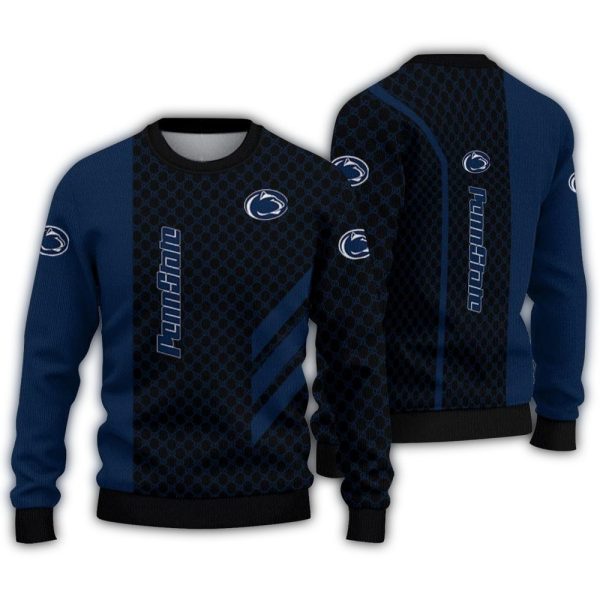 Penn-State-Nittany-Lions-Circles-Mesh-Ugly-Sweater-1 Penn State Nittany Lions Circles Mesh Ugly Sweater 1
