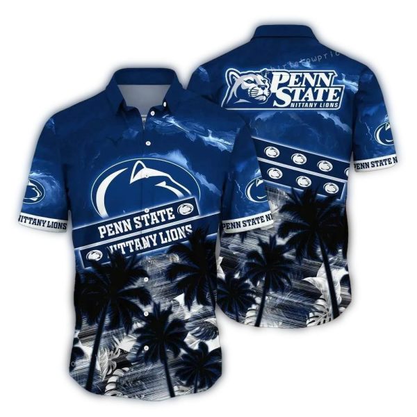 Penn-State-Nittany-Lions-Coconut-Tropical-Floral-Hawaiian-Shirt-1 Penn State Nittany Lions Coconut Tropical Floral Hawaiian Shirt 1