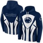 Penn State Nittany Lions Concentric Lines All-over Print Hoodie