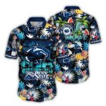 Penn State Nittany Lions Floral Fruit Pattern Summer Hawaiian Shirt