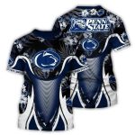 Penn State Nittany Lions Floral Leafs Uniform Tropical All-Over Print T-Shirt